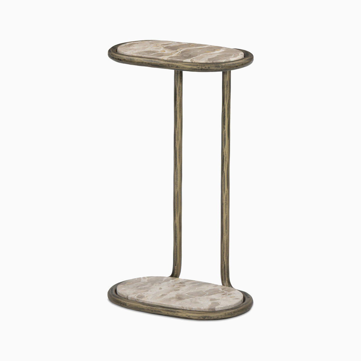 Pendleton End Table in Fossil Marble