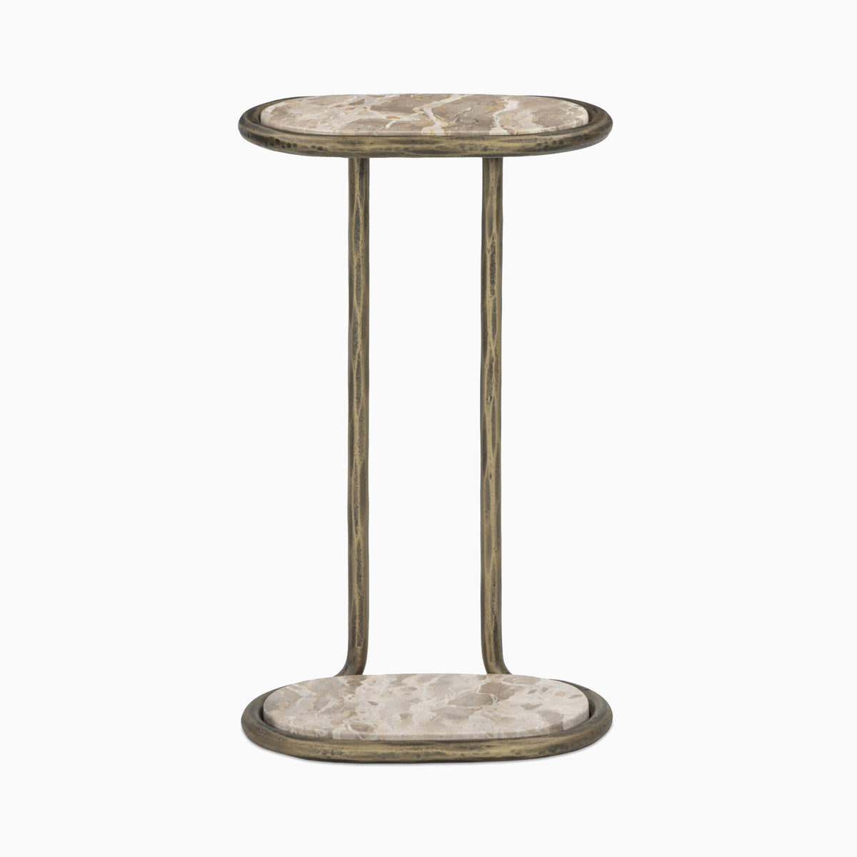 Pendleton End Table in Fossil Marble