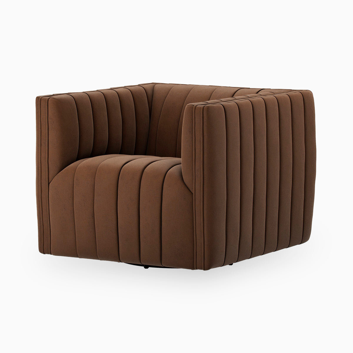 Mercer Swivel Chair in Maestro Cigar