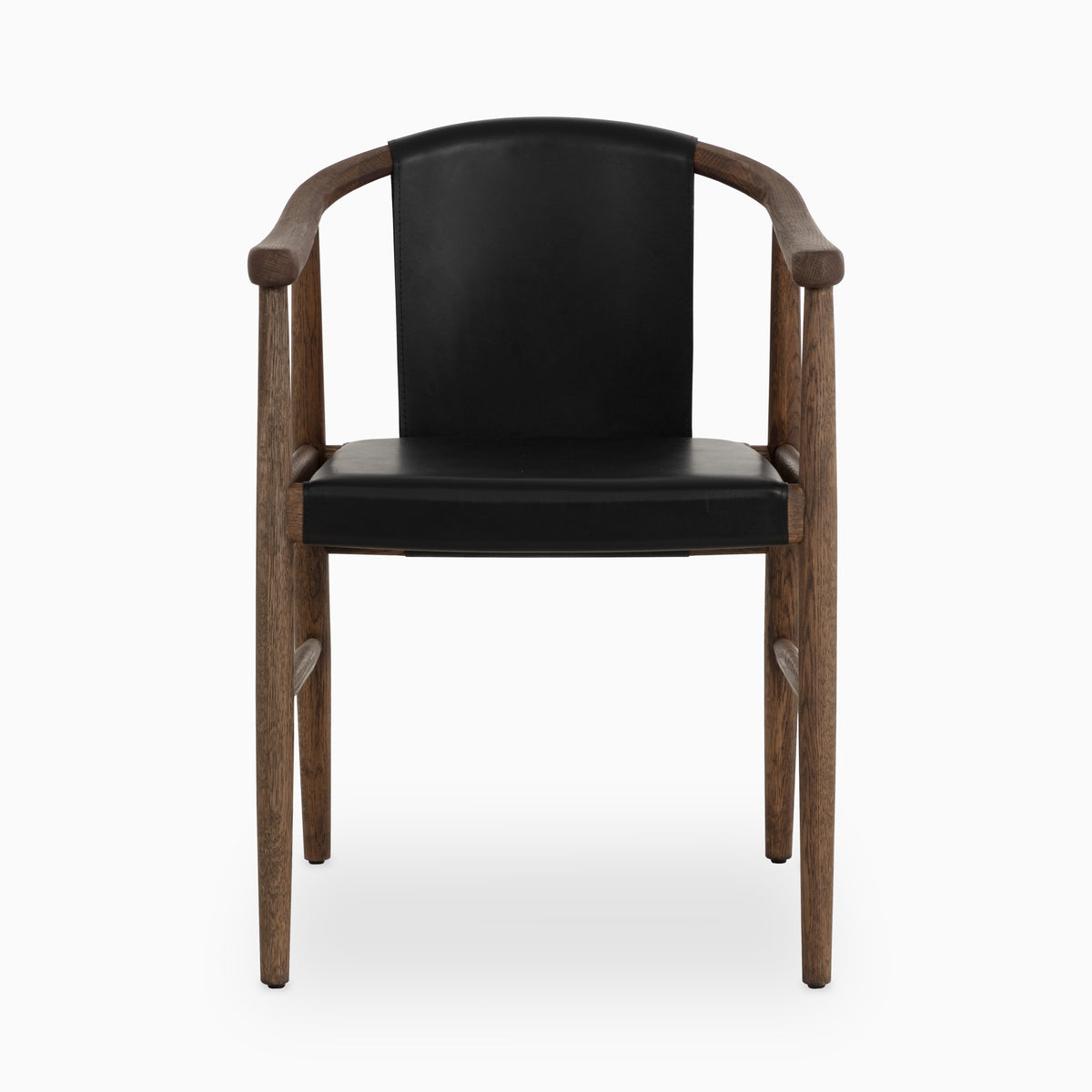 Foster Dining Chair in Onyx Leather