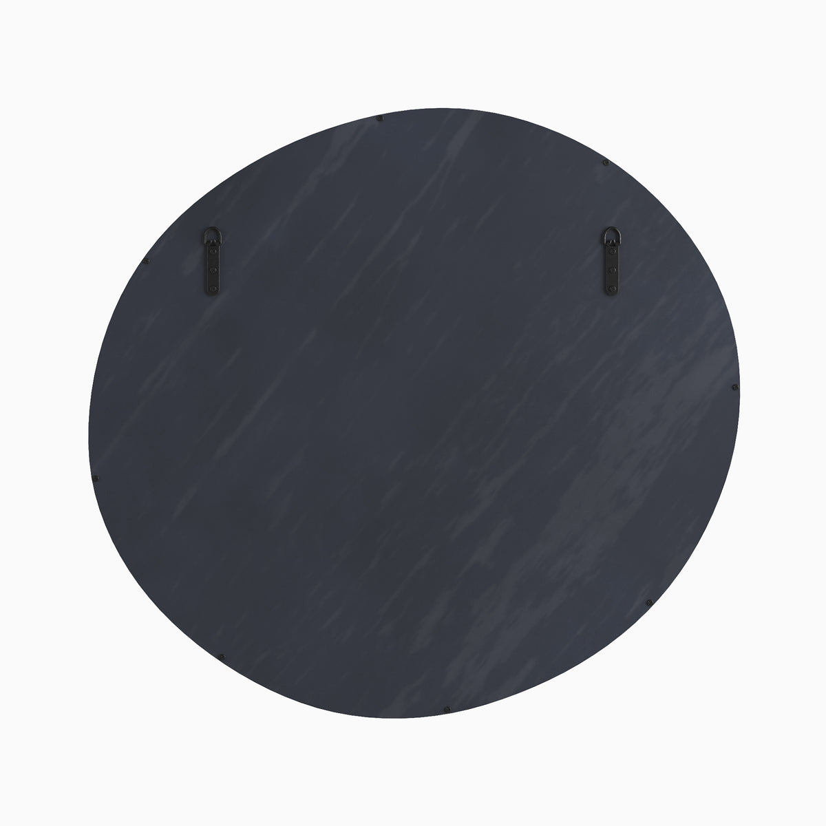 Clarien Round Mirror in Iron