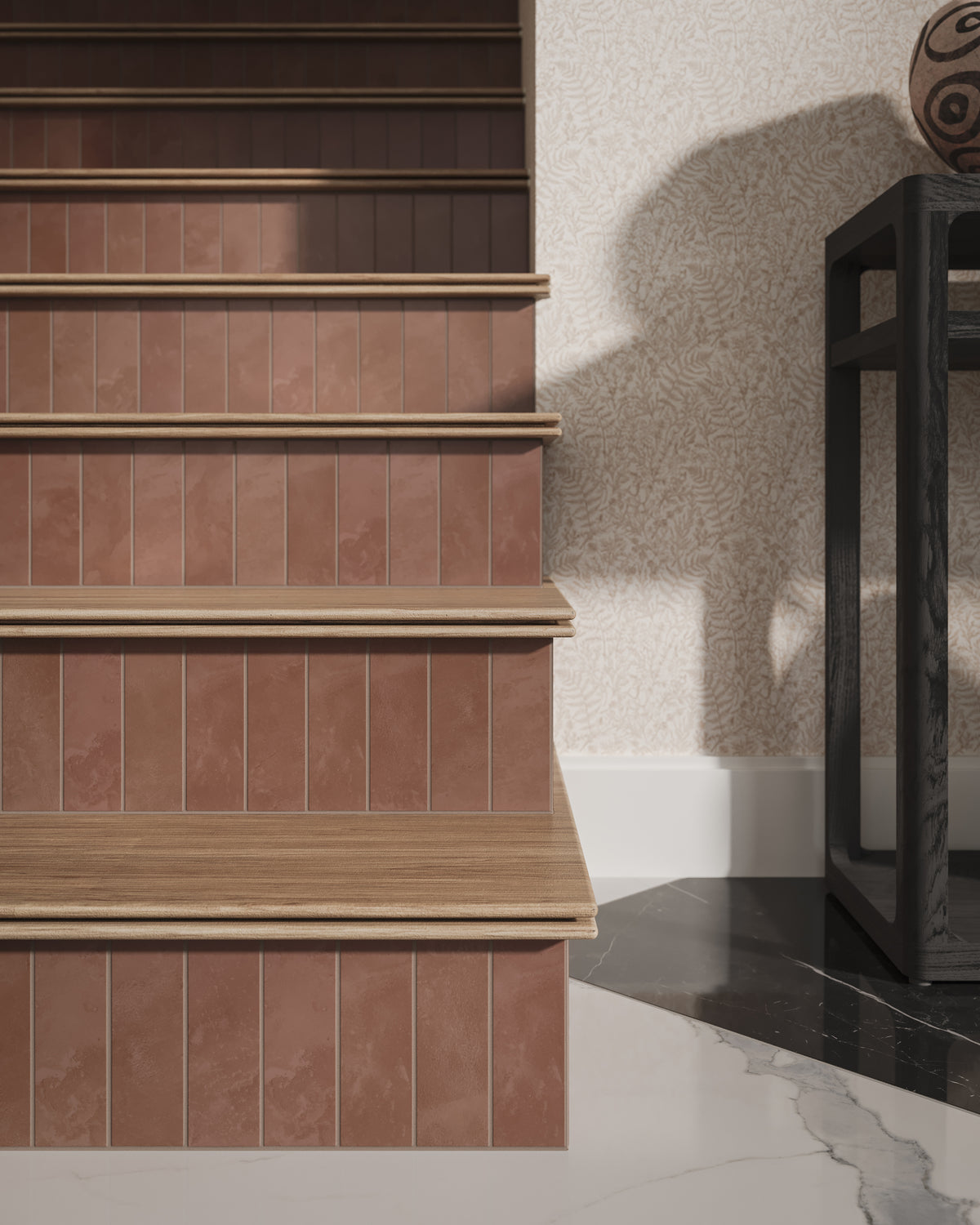 Isabel 2 x 6 Matte Porcelain Tile in Burnt Umber