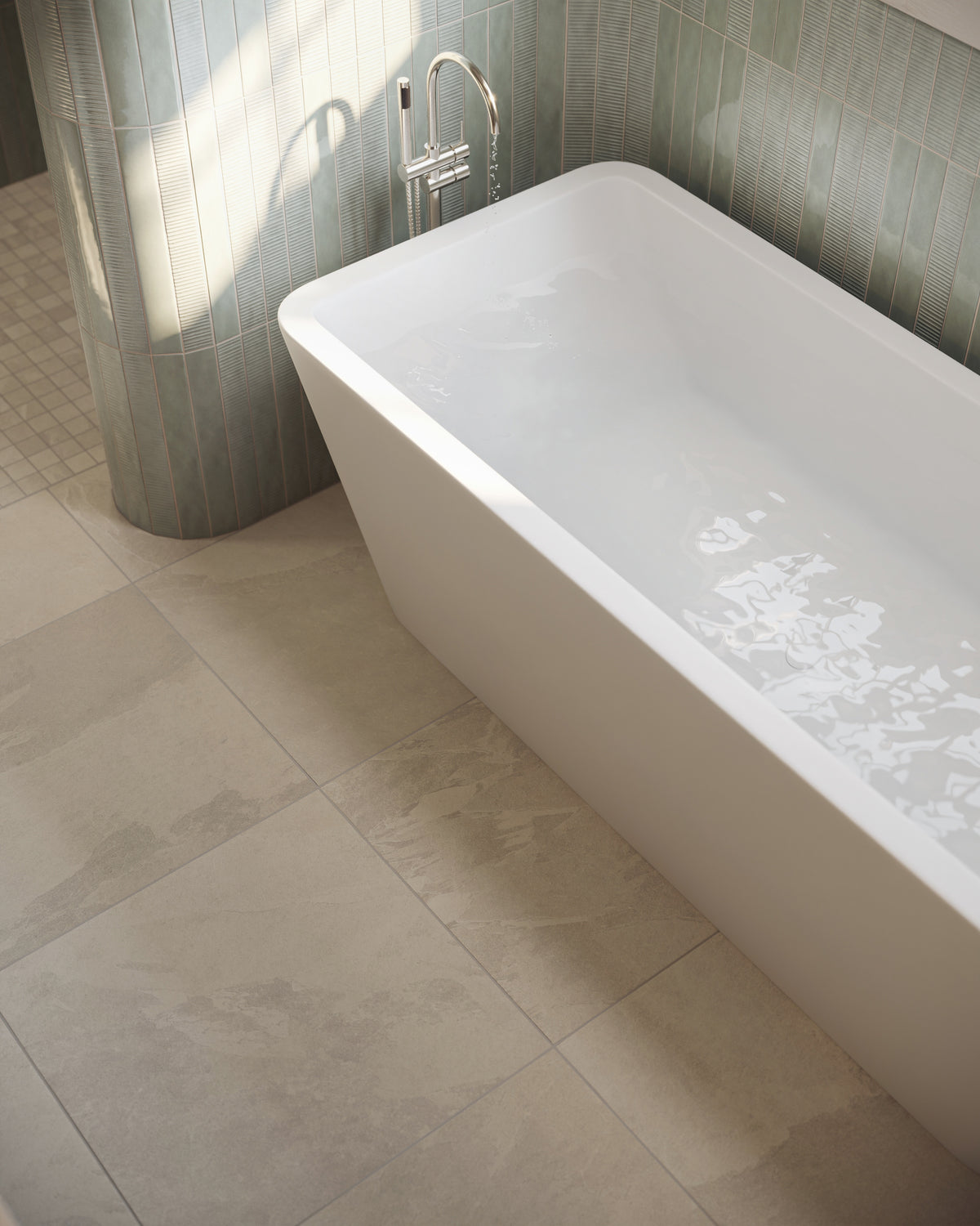 Aurora 24 x 24 Matte Porcelain Tile in Grey