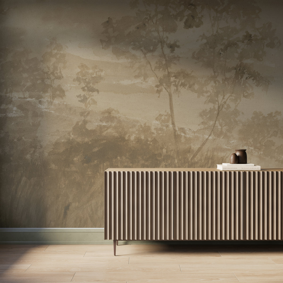 Hillrise Mural Wallpaper, 208" x 132"