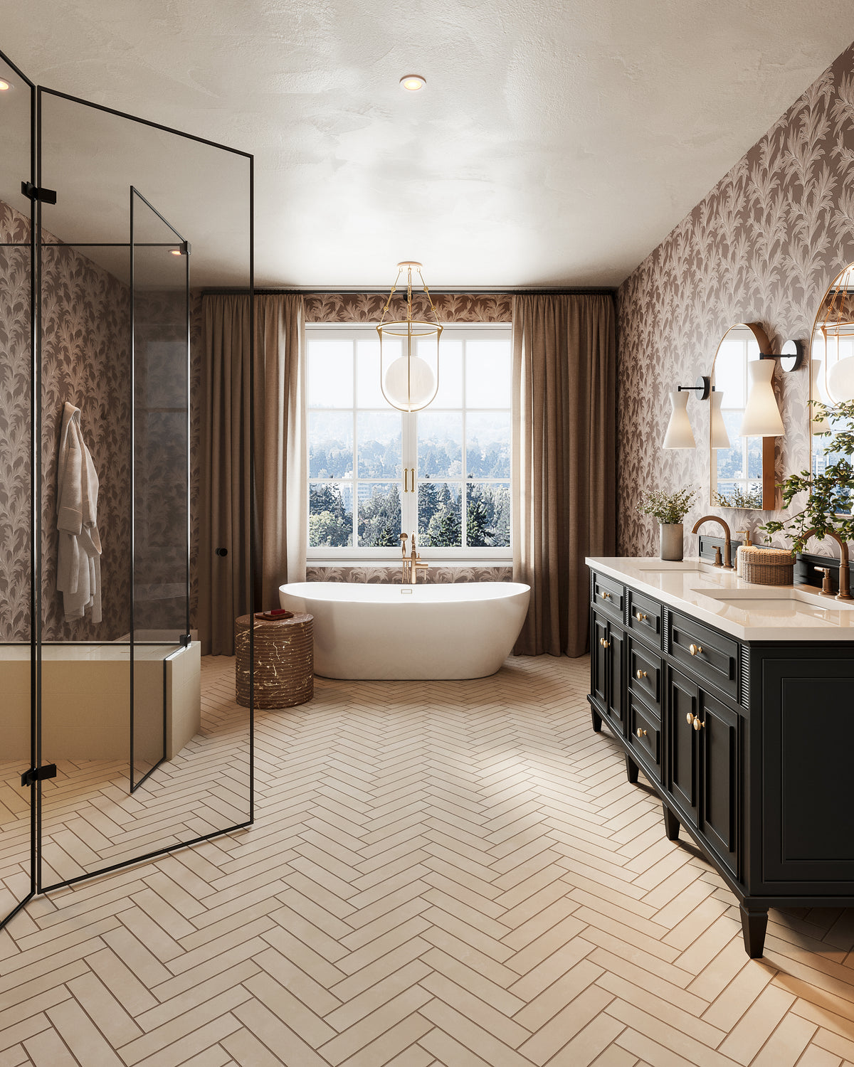 Isabel 2.5 x 12 Matte Porcelain Tile in Frosted Linen