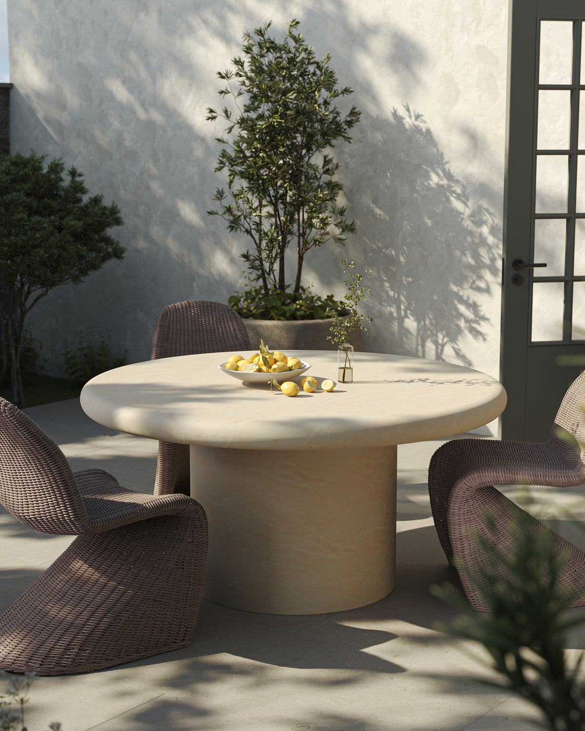 Mysa Round Dining Table, 60"