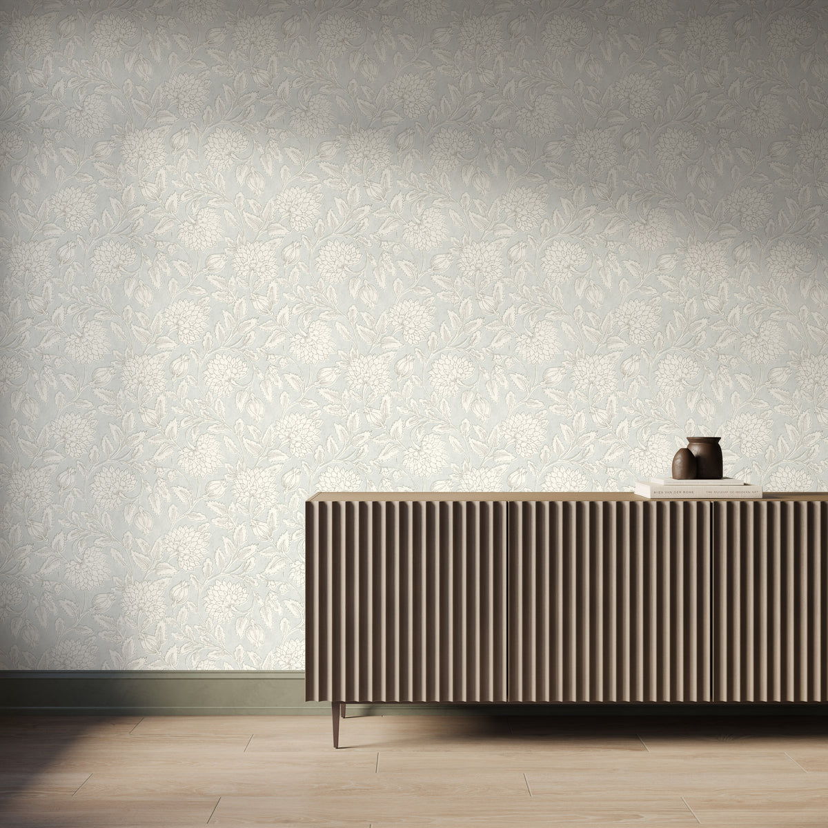 Hardwick Wallpaper in Light Blue