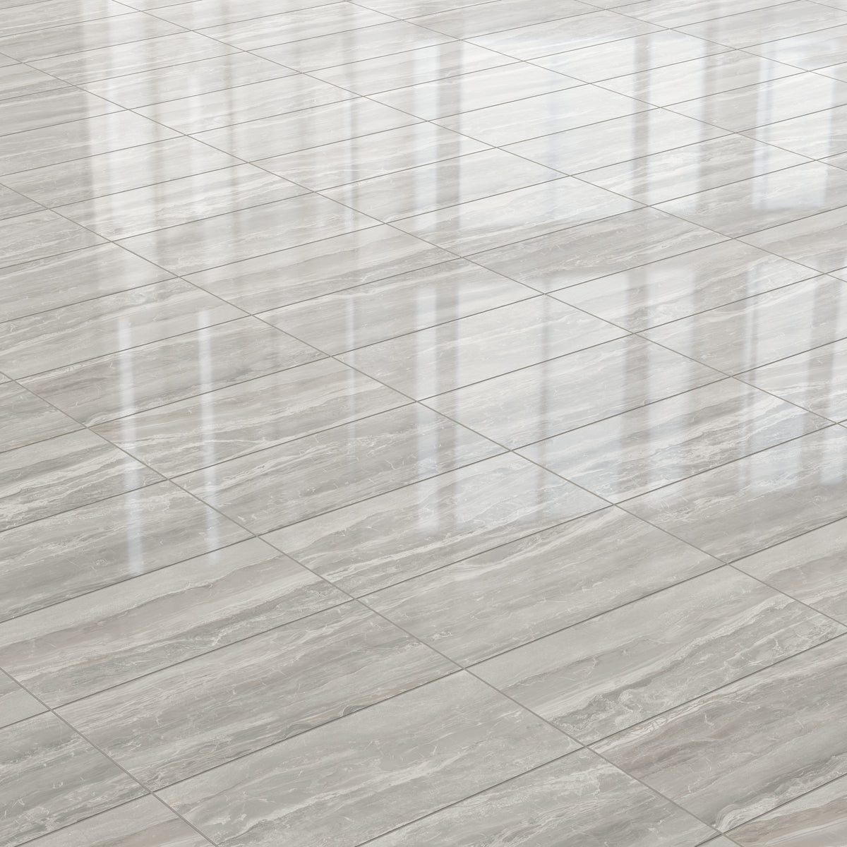 Harley 12 x 24 Polished Porcelain Tile in Taupe