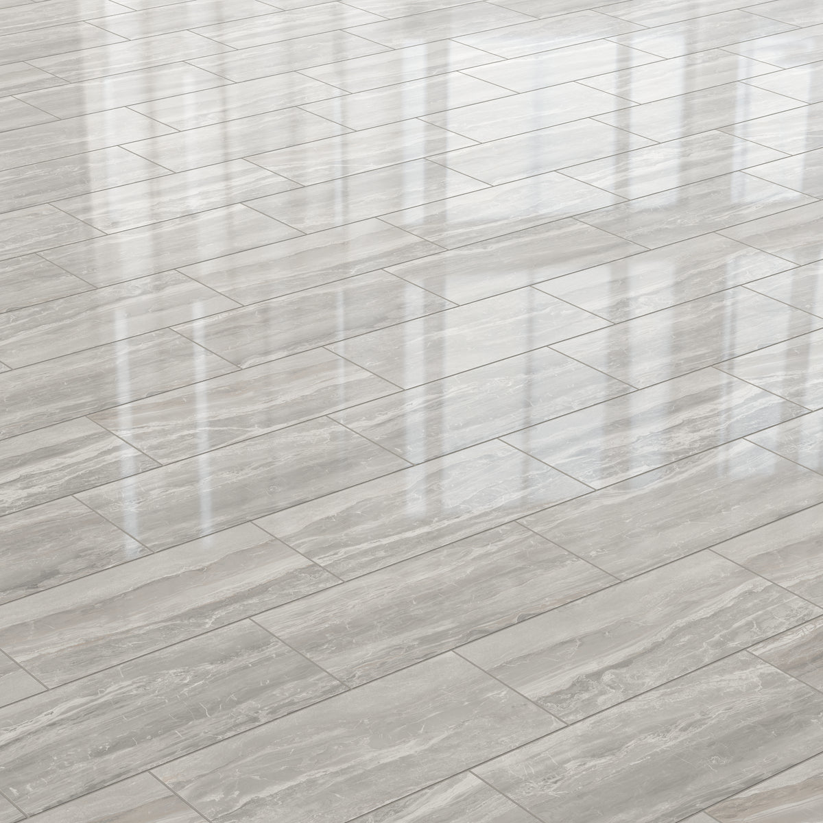 Harley 12 x 24 Polished Porcelain Tile in Taupe