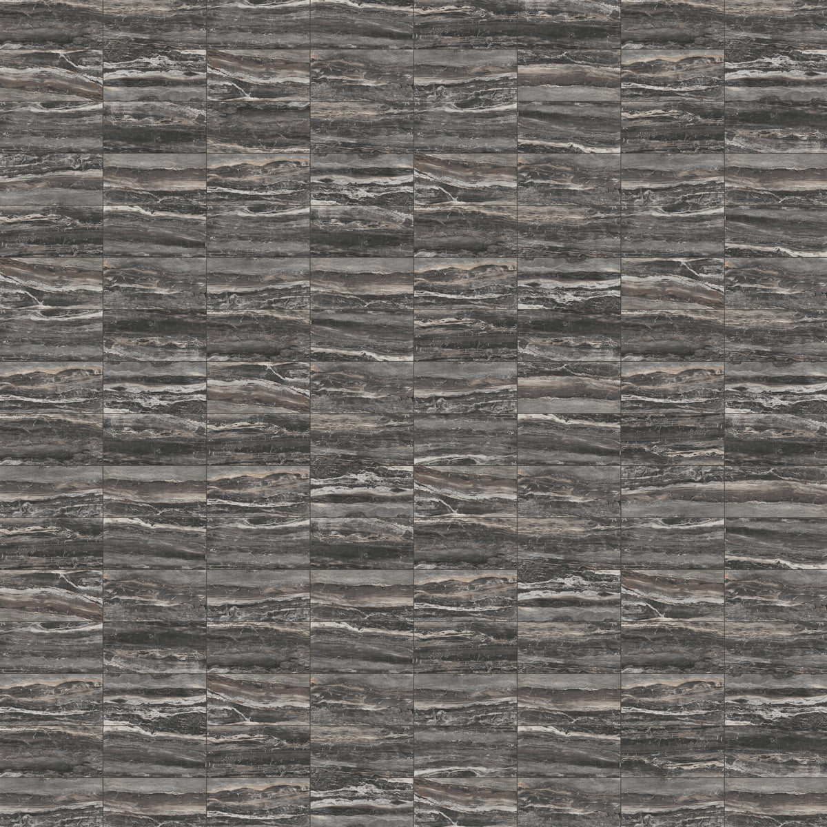 Harley 12 x 24 Polished Porcelain Tile in Graphite