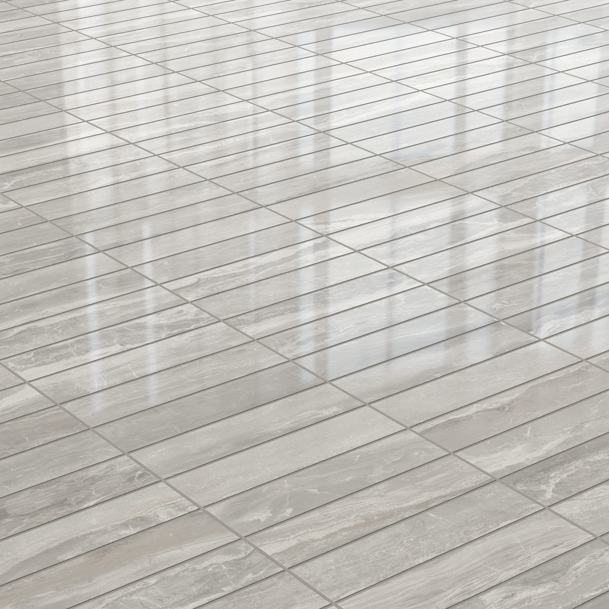 Harley 3 x 12 Polished Porcelain Tile in Taupe