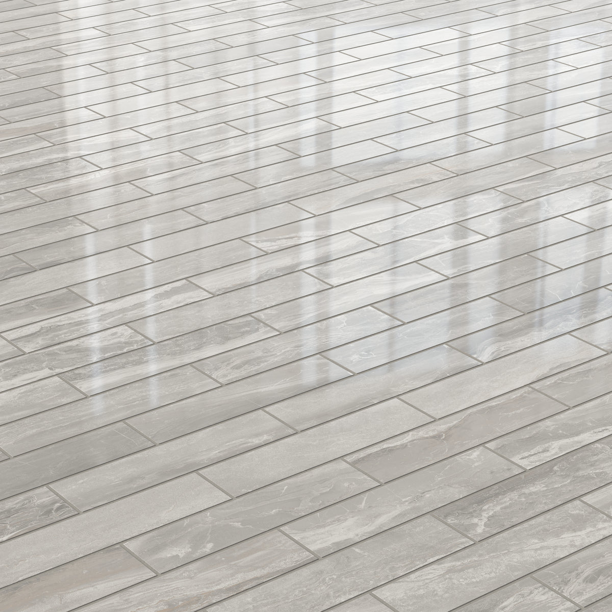 Harley 3 x 12 Polished Porcelain Tile in Taupe