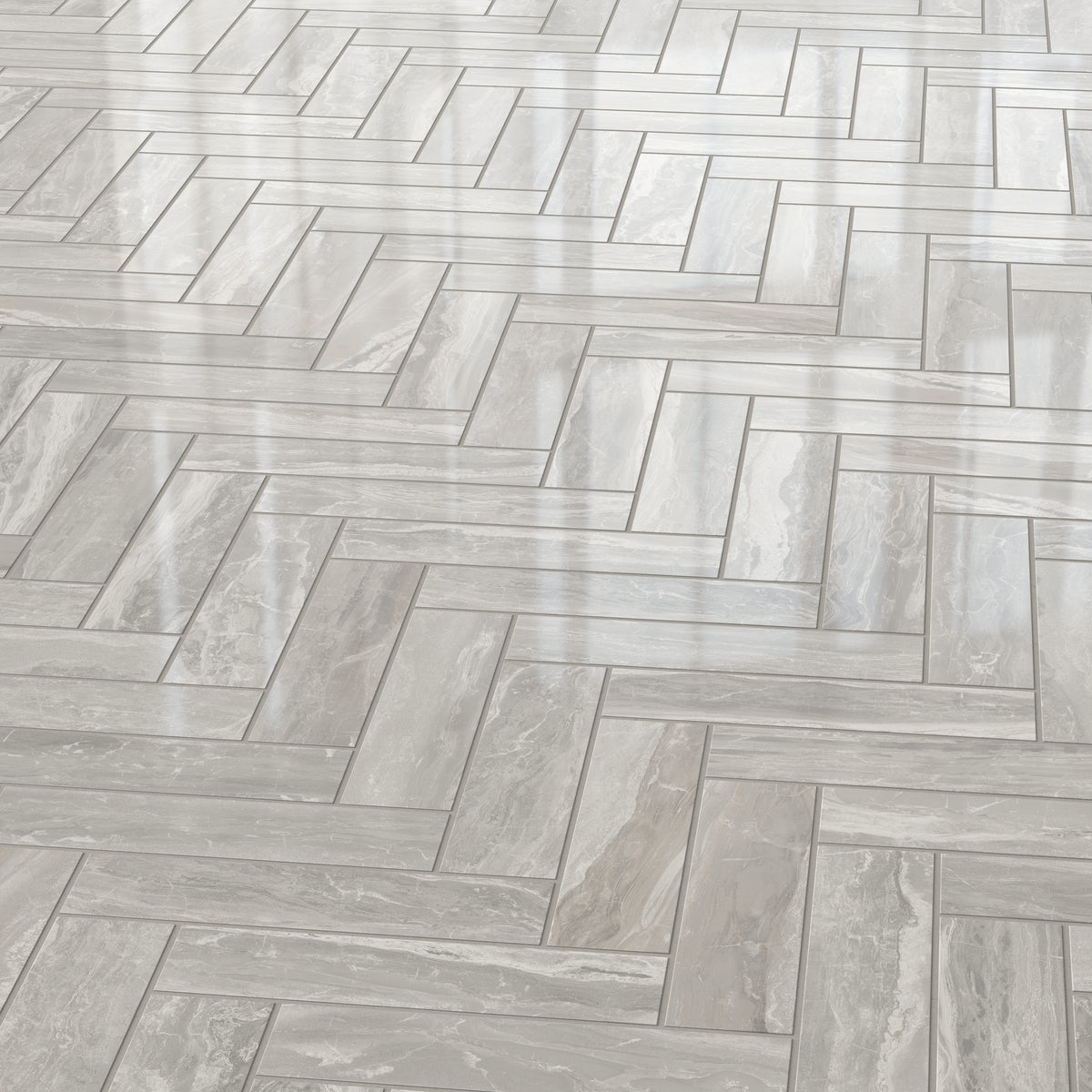 Harley 3 x 12 Polished Porcelain Tile in Taupe