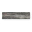 3x12 bullnose tile featuring a matte finish and dark grey and brown hues and dramatic natural veining, ideal for creating bold and refined edge detailing.