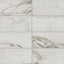 Taupe matte porcelain marble look tiles featuring intricate golden and grey veining on a soft white base, perfect for floors and walls.