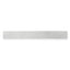 Alaska Glacier matte bullnose trim tile in a 3x24 size, featuring soft white and grey marble veining for a seamless, polished finish.