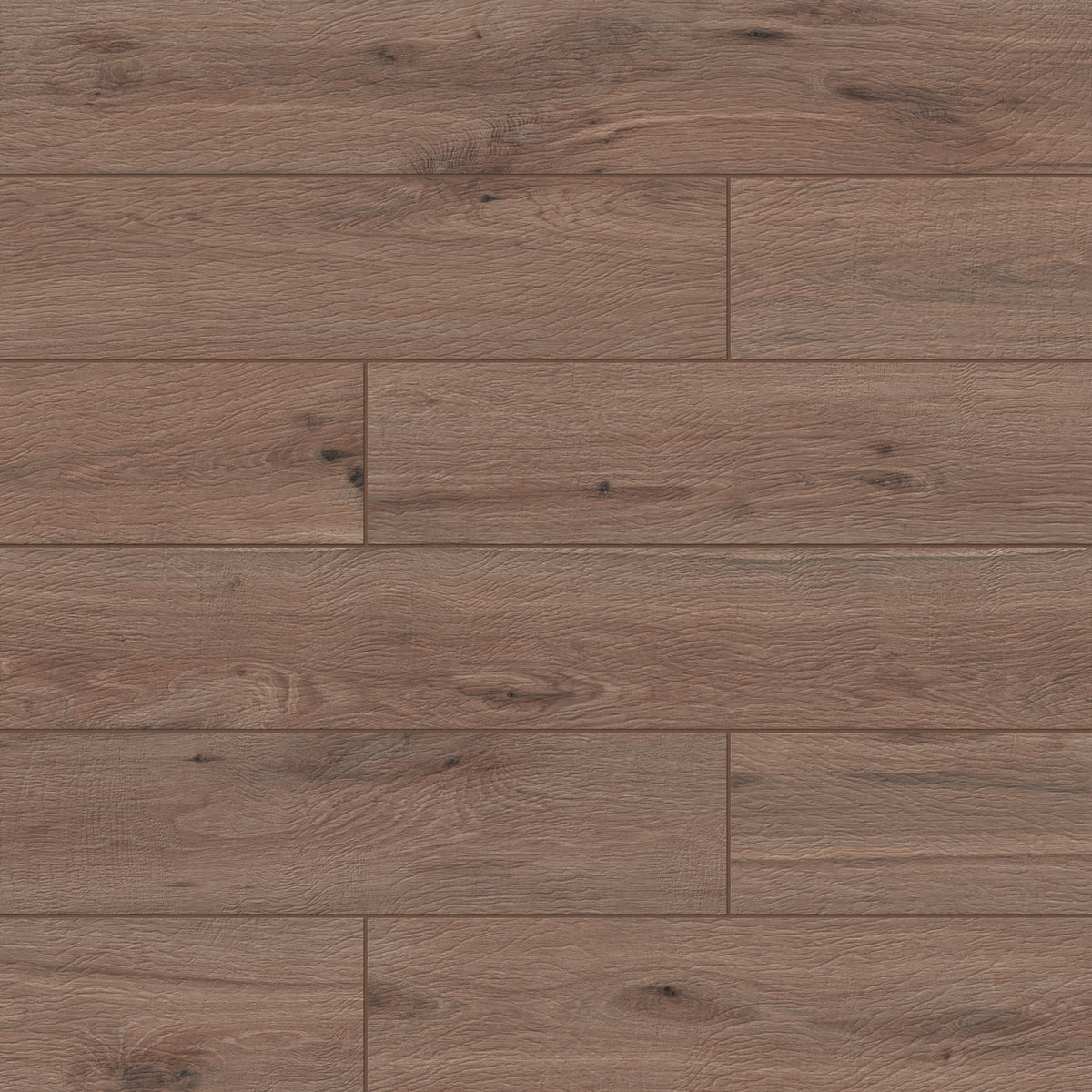 Preston collection porcelain plank in Chestnut, highlighting the depth of its wood grain and timeless allure.
