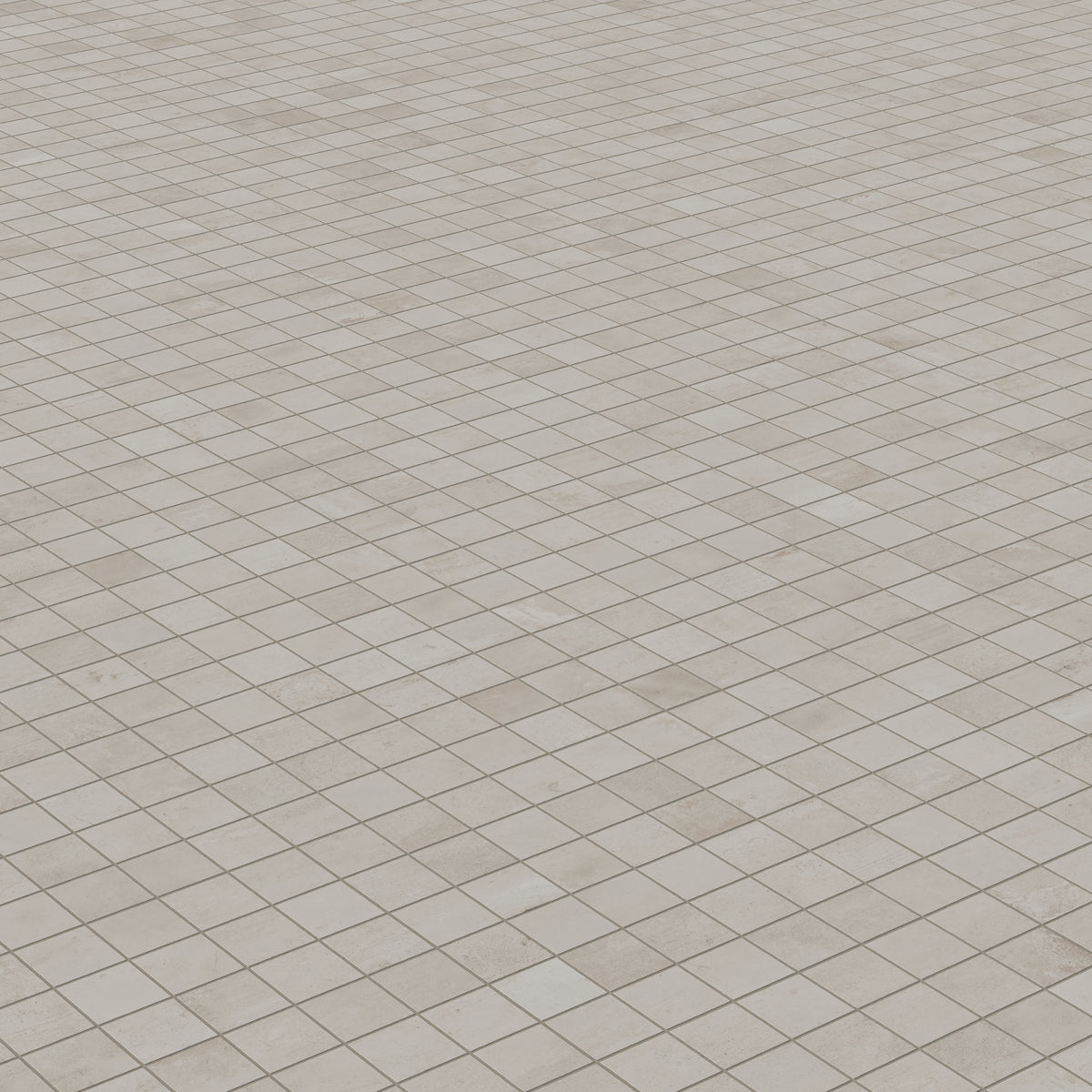 Ramsey 2 x 2 Matte Porcelain Mosaic Tile in Chalk