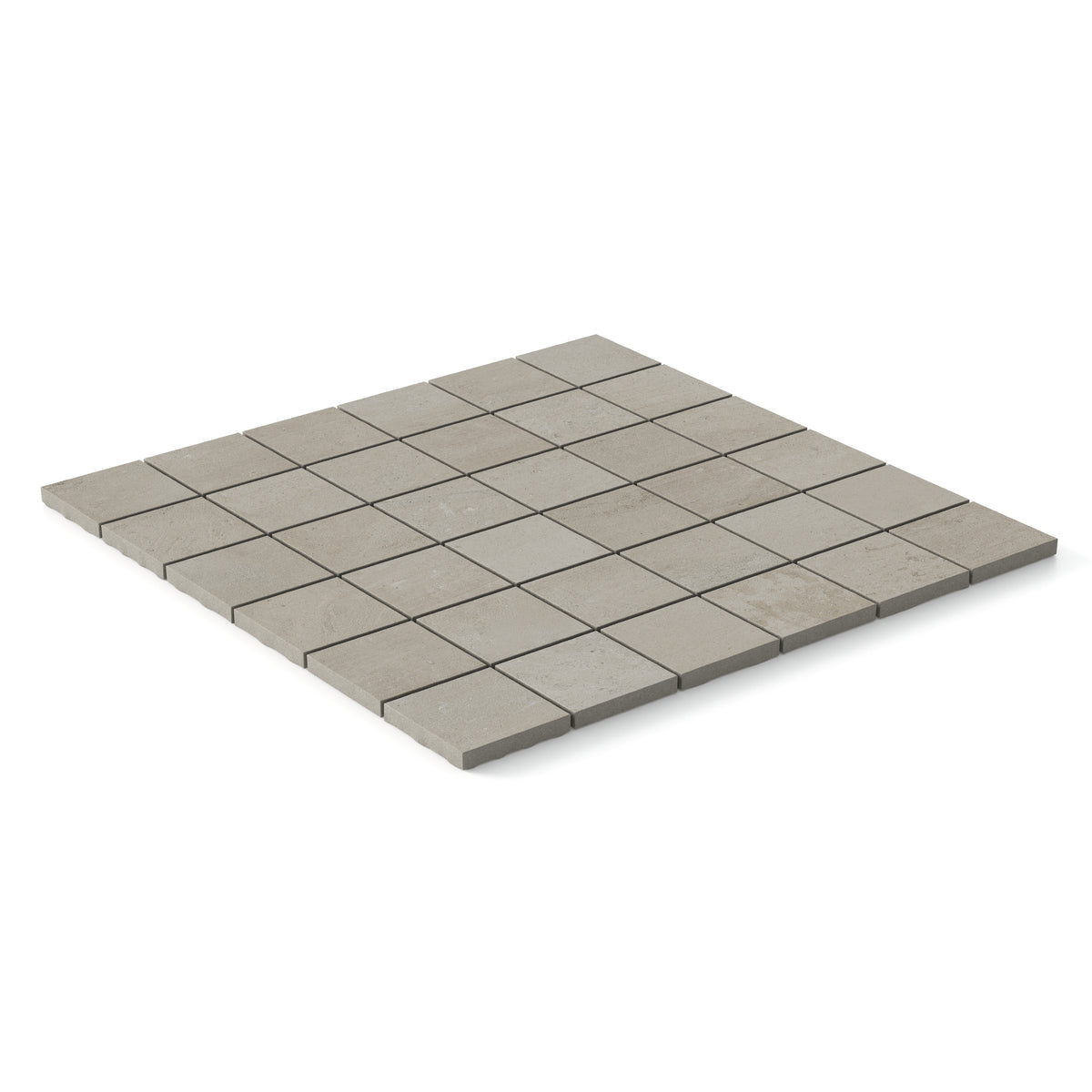 Ramsey 2 x 2 Matte Porcelain Mosaic Tile in Putty