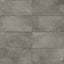 12x24 matte porcelain tiles showcasing deep grayish-brown tones and a raw, industrial concrete texture, perfect for contemporary interiors