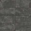 12x24 matte porcelain tiles featuring a bold dark gray tone with subtle textured concrete patterns for a dramatic and modern look