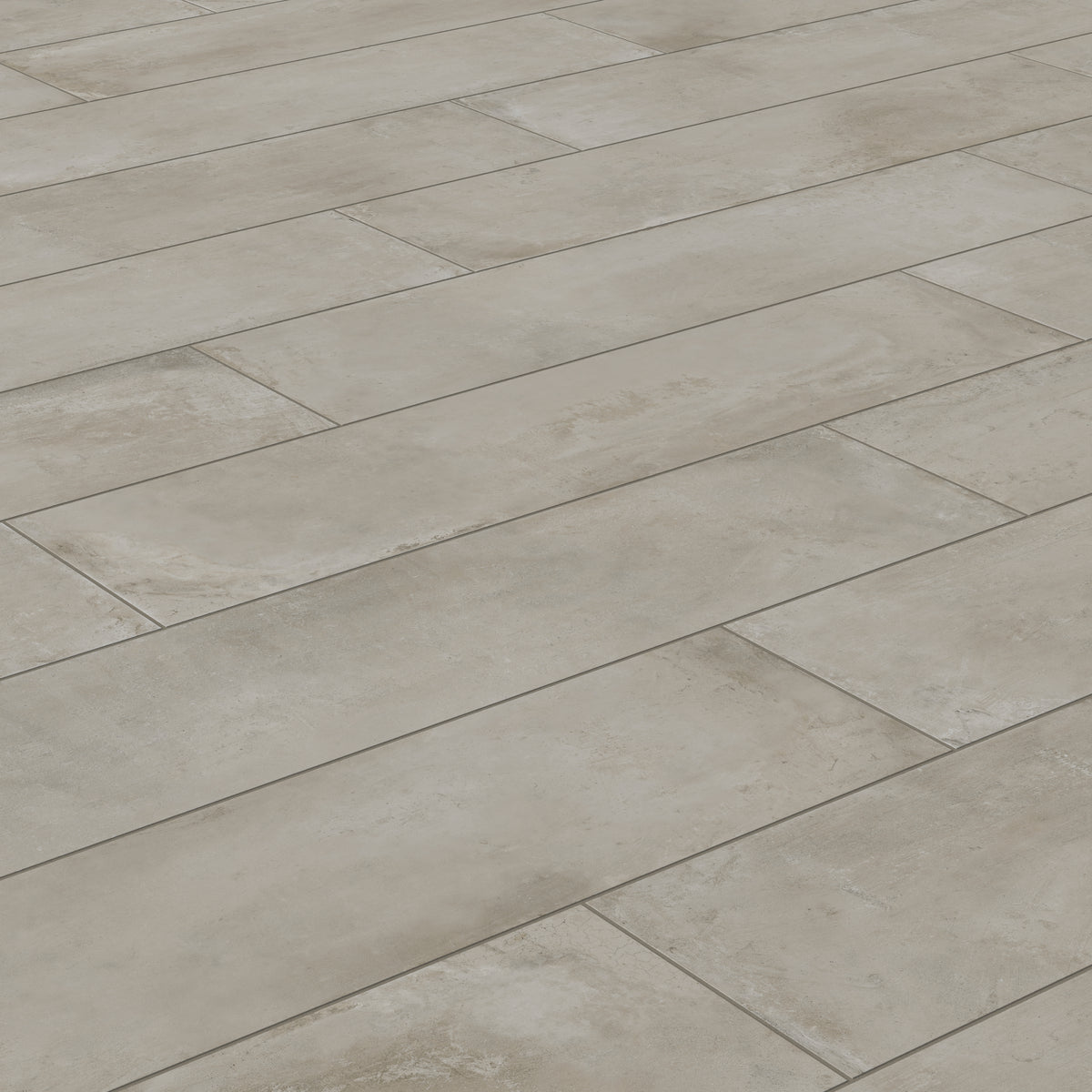 Ramsey 12 x 48 Grip Porcelain 2cm Paver Tile in Putty