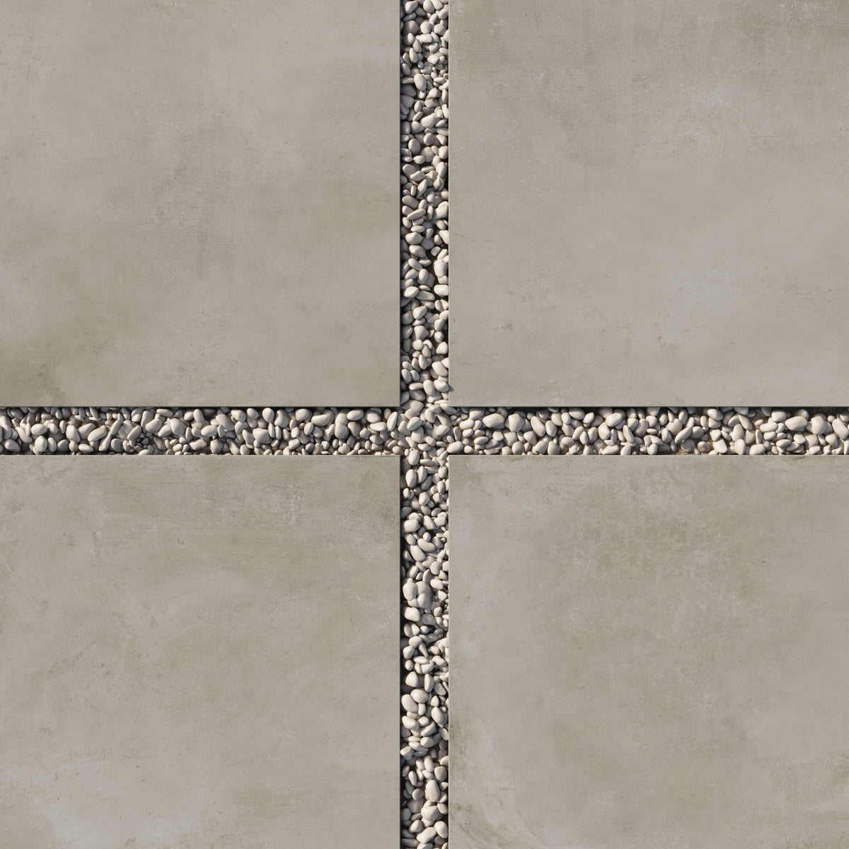 Ramsey 24 x 24 Grip Porcelain 2cm Paver Tile in Putty