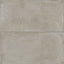 24x48 matte porcelain tiles featuring subtle gray hues with brown undertones and a soft, industrial-inspired concrete texture