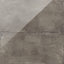 Polished dark gray tile featuring rich brown undertones and a concrete look, perfect for modern industrial spaces
