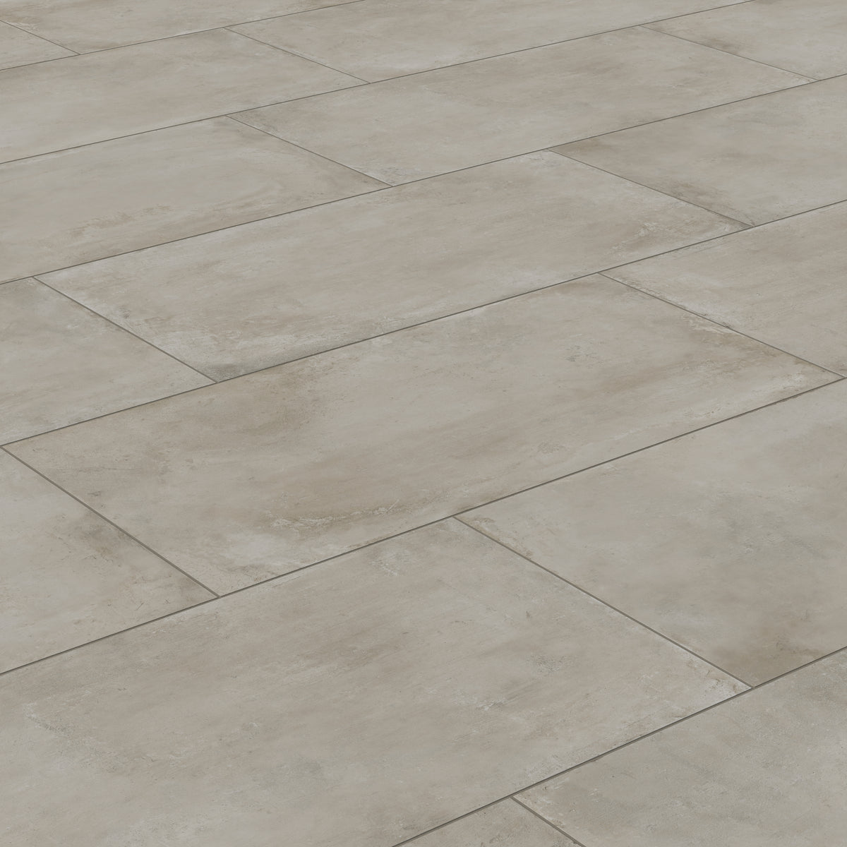 Ramsey 24 x 48 Grip Porcelain 2cm Paver Tile in Putty