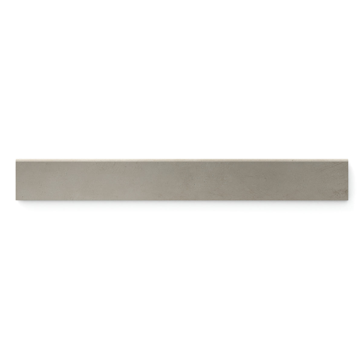 Ramsey Putty 3x24 matte bullnose tile featuring a soft, neutral tone for seamless trim and edging applications