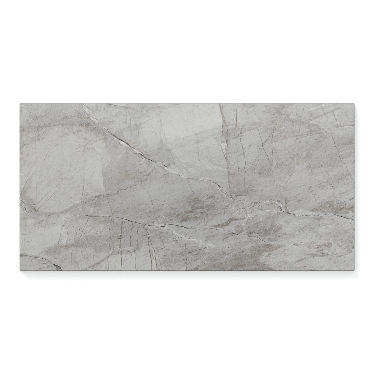 Declan 12 x 24 Matte Porcelain Tile in Grey