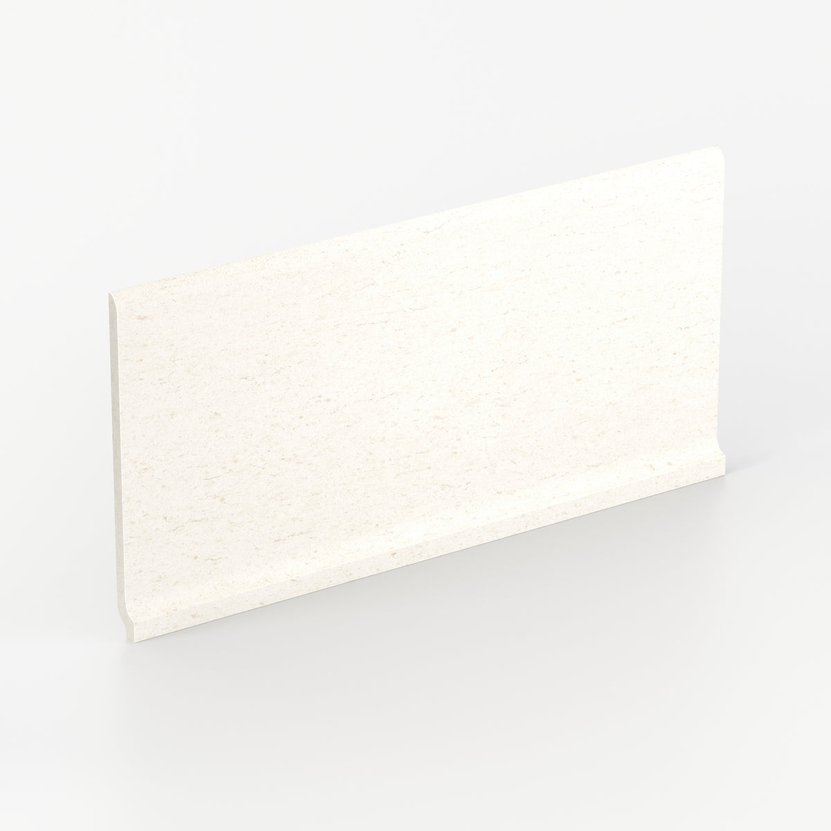 Brody 6 x 12 Matte Porcelain Cove Base Tile in White