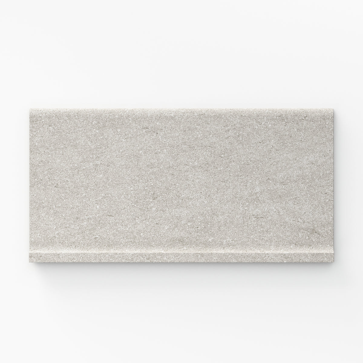 Brody 6 x 12 Matte Porcelain Cove Base Tile in Light Grey