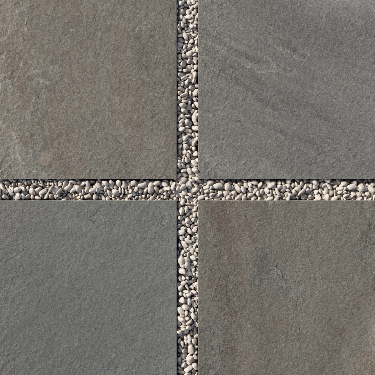 Bowden 24 x 24 Grip Porcelain 2cm Paver in Multicolor