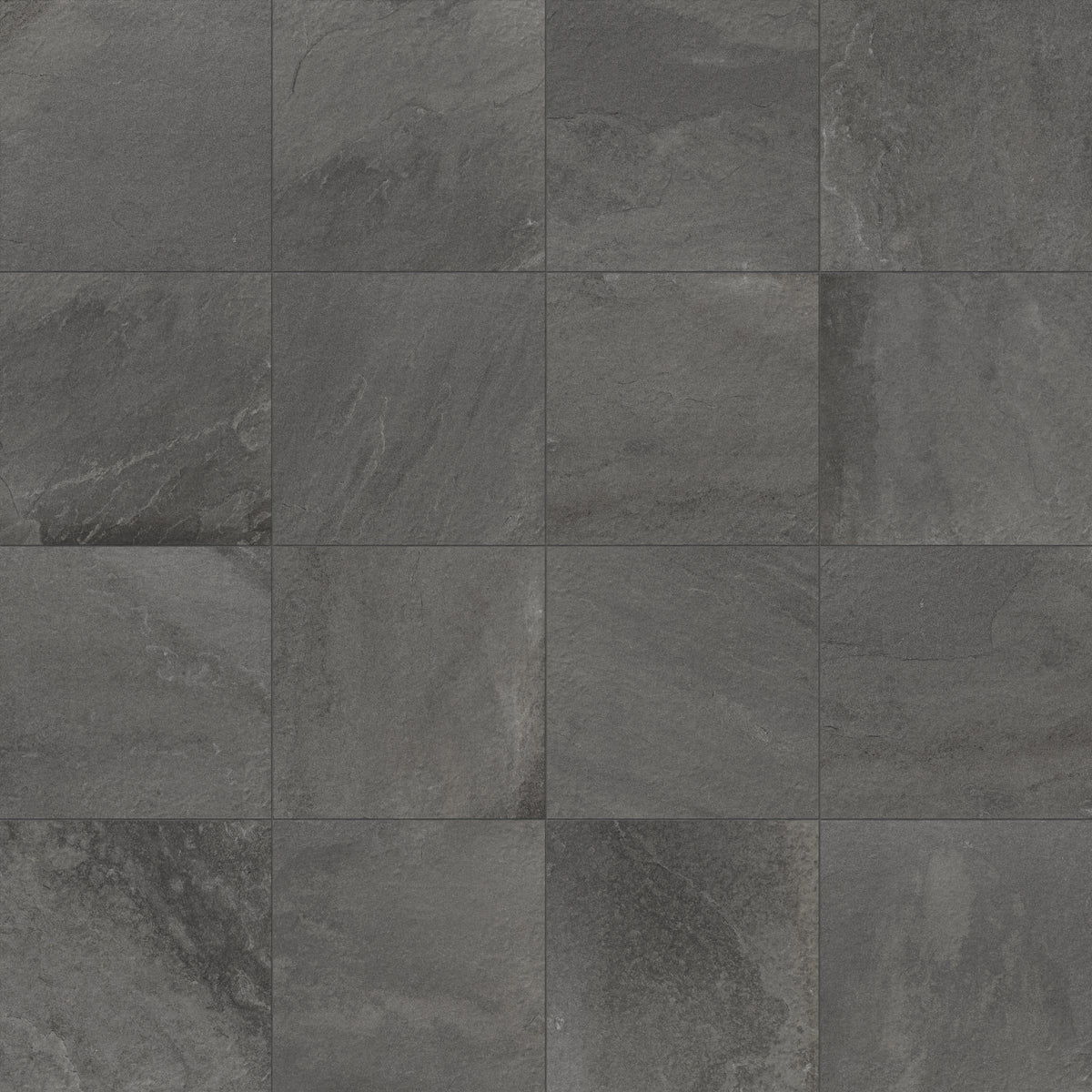 Bowden 24 x 24 Grip Porcelain 2cm Paver in Charcoal