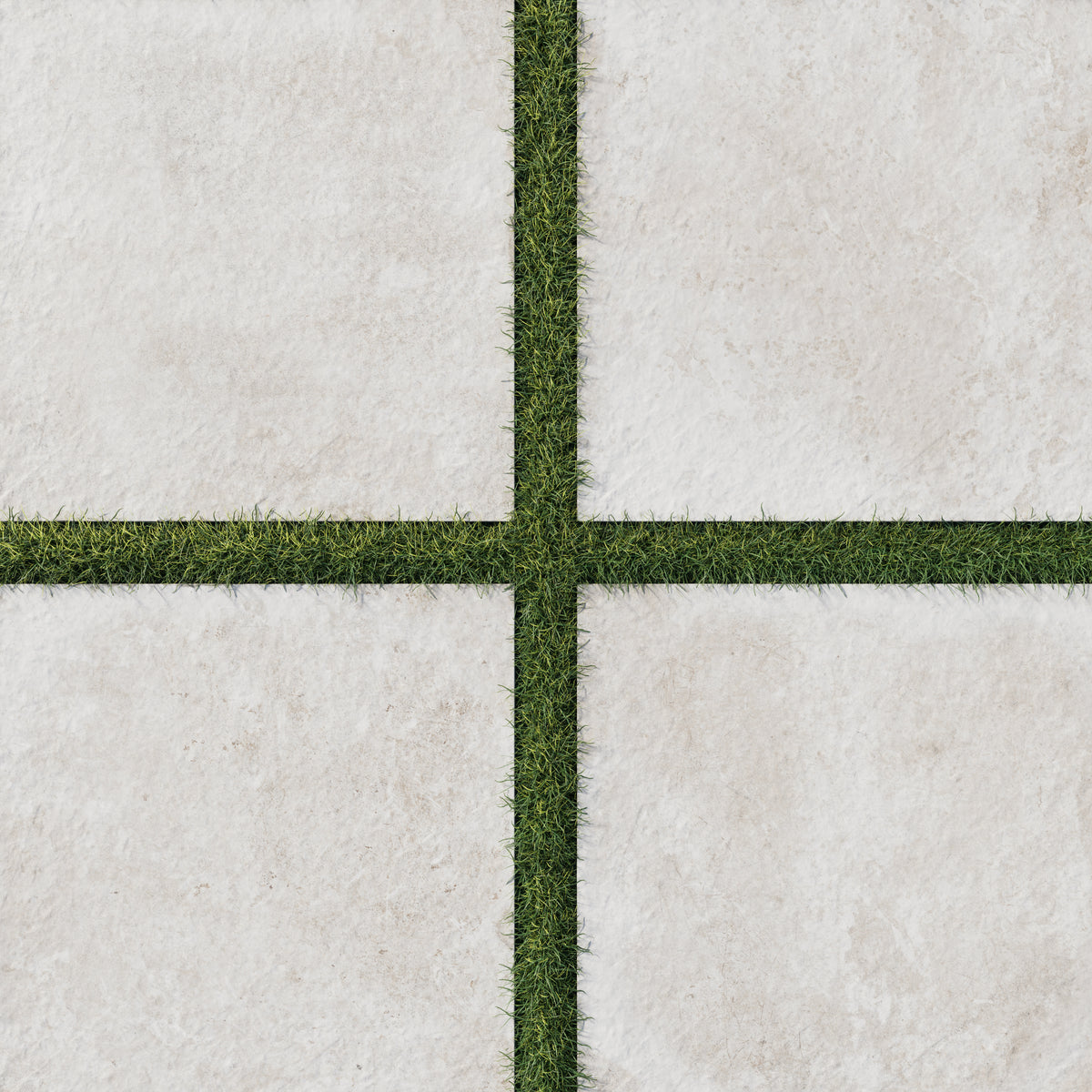 Bowden 24x24 Grip Porcelain 2CM Paver in Oat, showcasing soft beige tones with a textured finish ideal for outdoor elegance.