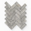 Chantel 12 x 15 Matte Porcelain Herringbone Mosaic Tile in Imperial