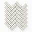 Chantel 12 x 15 Matte Porcelain Herringbone Mosaic Tile in Dolomite