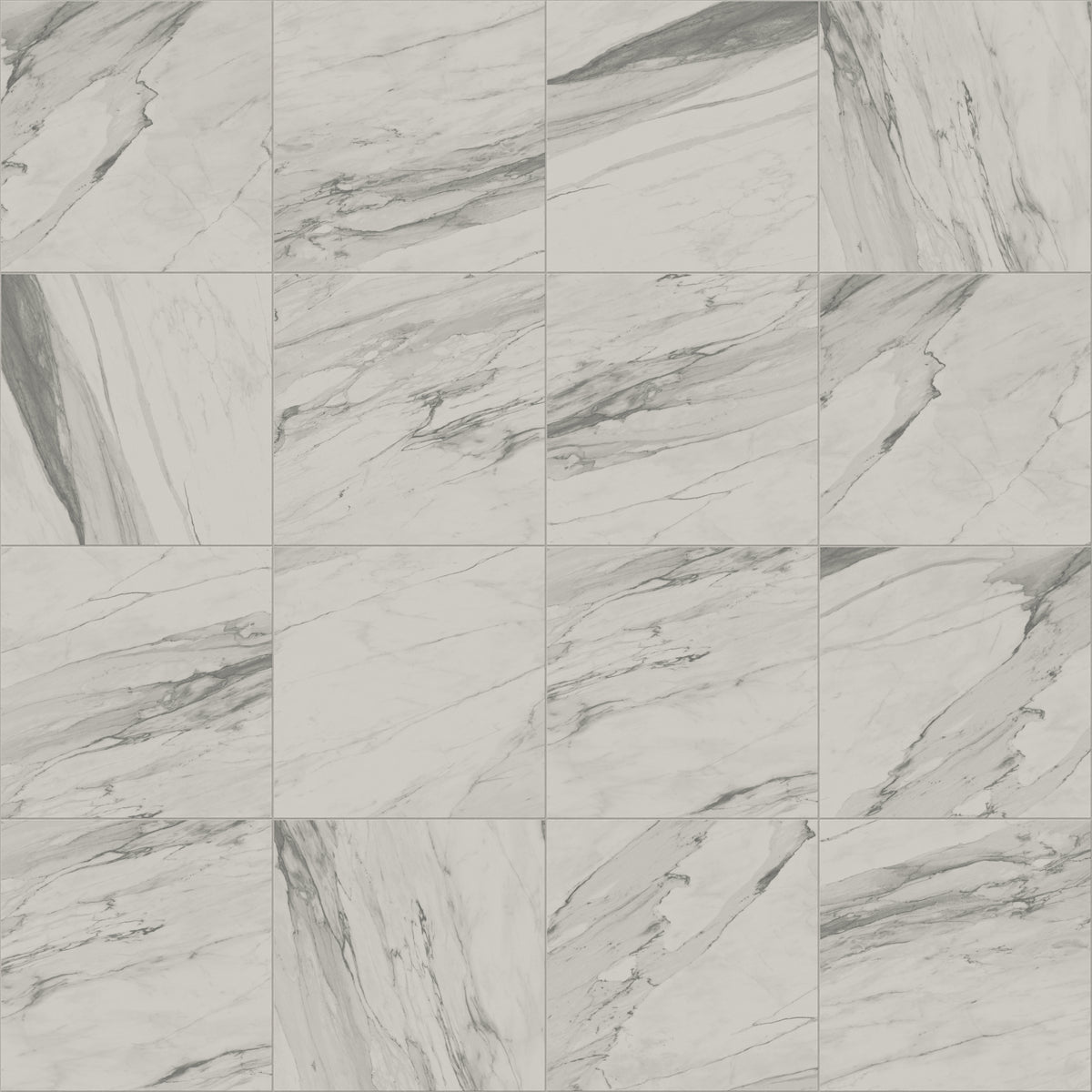 Chantel 24 x 24 Matte Porcelain Tile in Apuano