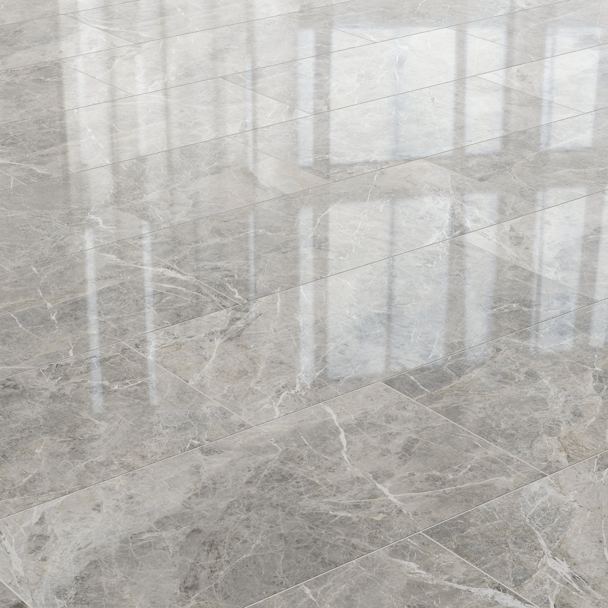 Chantel 24 x 48 Polished Porcelain Tile in Imperial