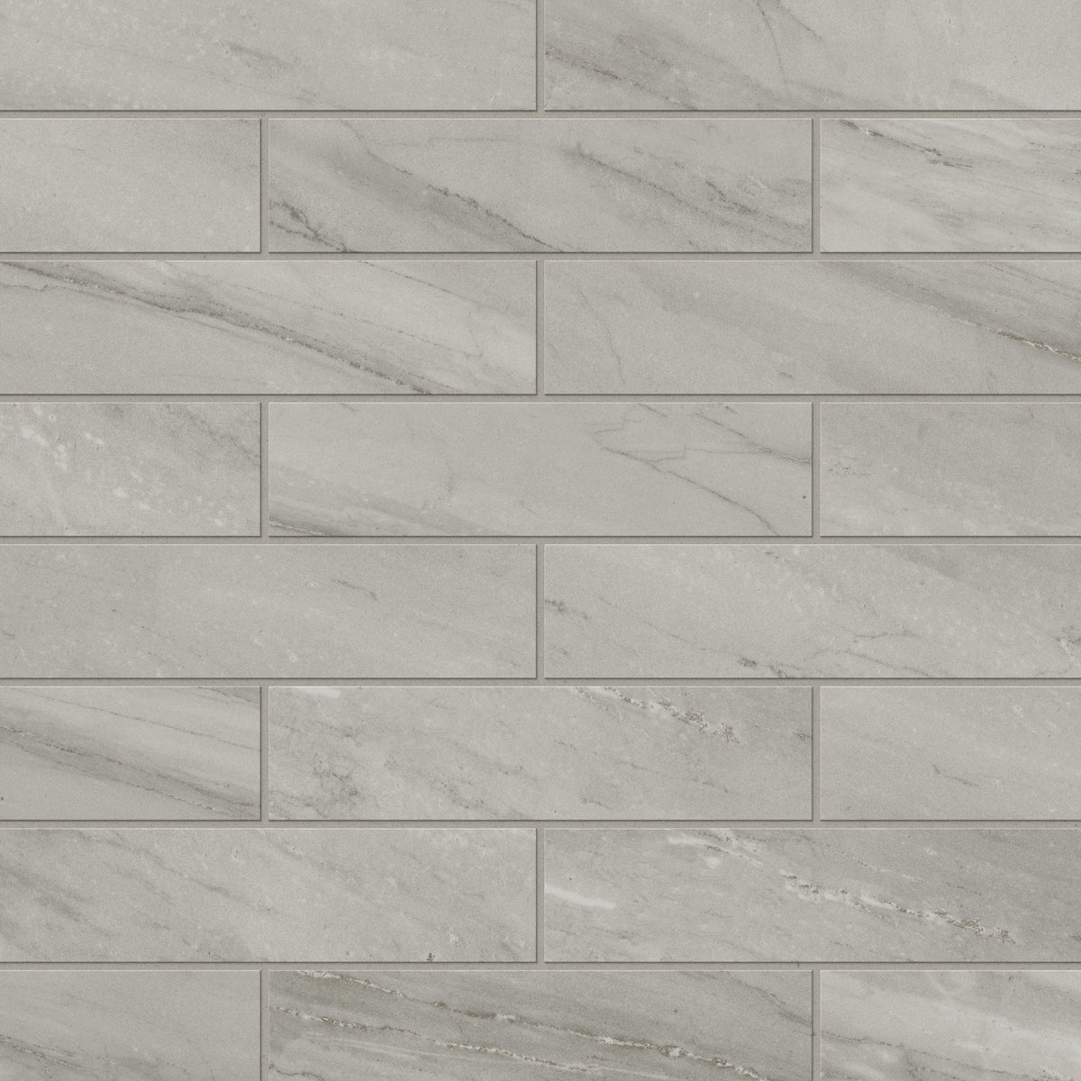 Chantel 3 x 12 Matte Porcelain Tile in Alaska Grey