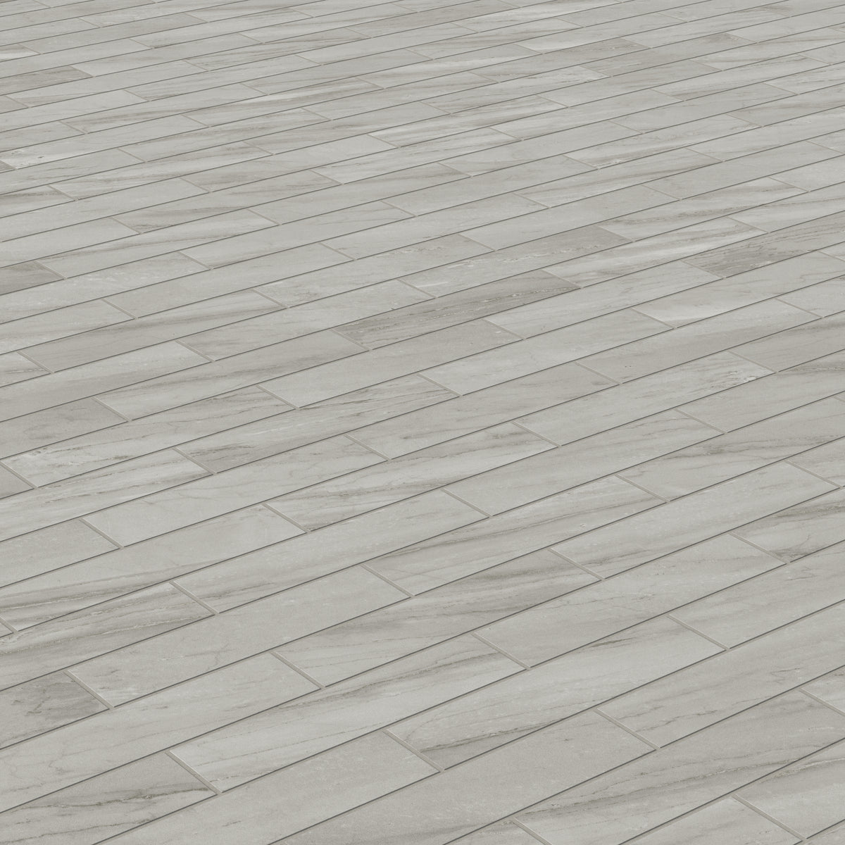 Chantel 3 x 12 Matte Porcelain Tile in Alaska Grey