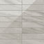 Chantel 3 x 12 Polished Porcelain Tile in Alaska Grey