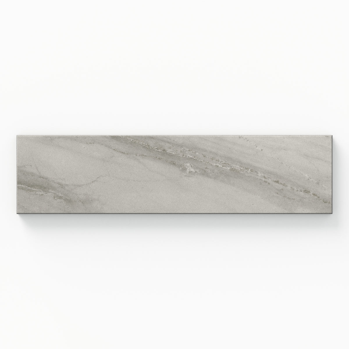 Chantel 3 x 12 Polished Porcelain Tile in Alaska Grey