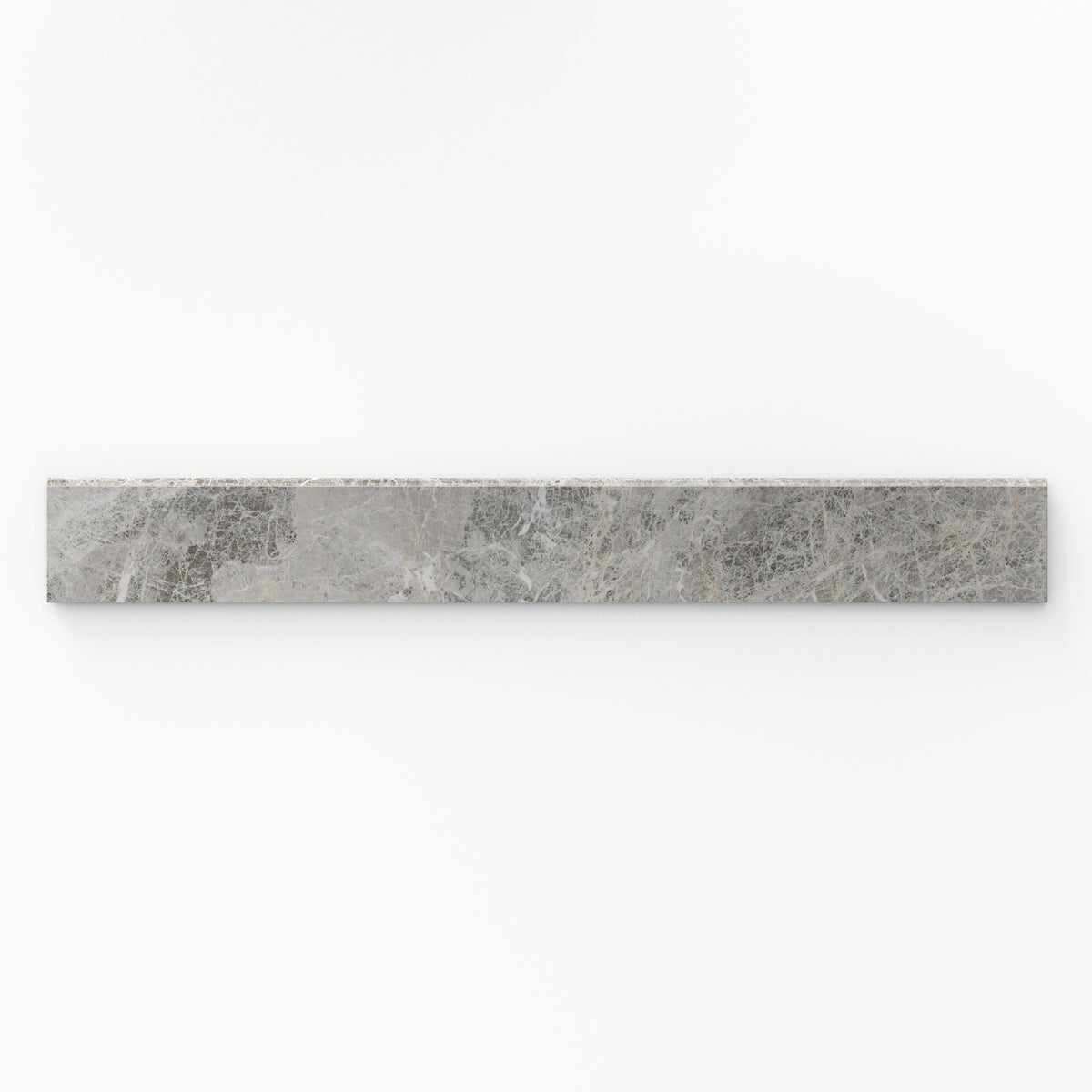 Chantel 3 x 24 Polished Porcelain Bullnose Tile in Imperial