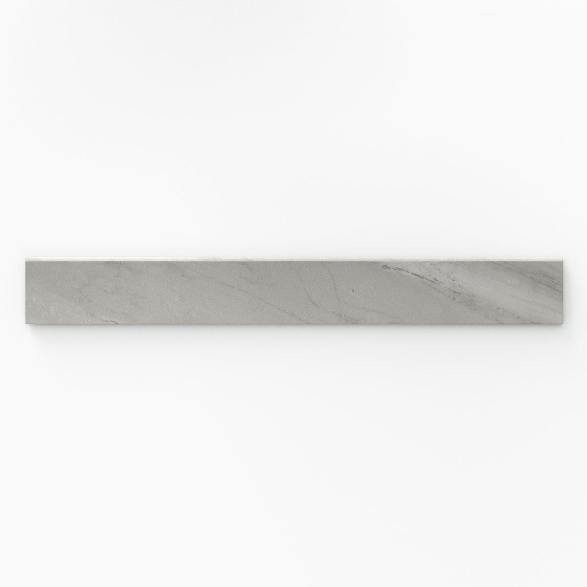 Chantel 3 x 24 Matte Porcelain Bullnose Tile in Alaska Grey