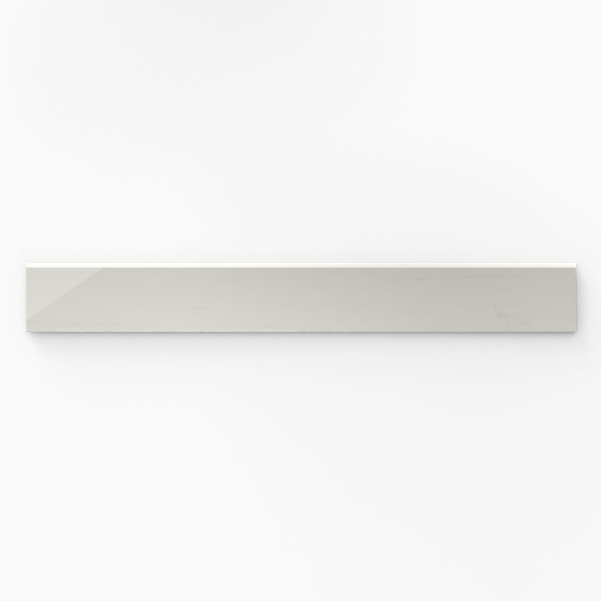 Chantel 3 x 24 Polished Porcelain Bullnose Tile in Dolomite