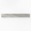 Chantel 3 x 24 Polished Porcelain Bullnose Tile in Alaska Grey