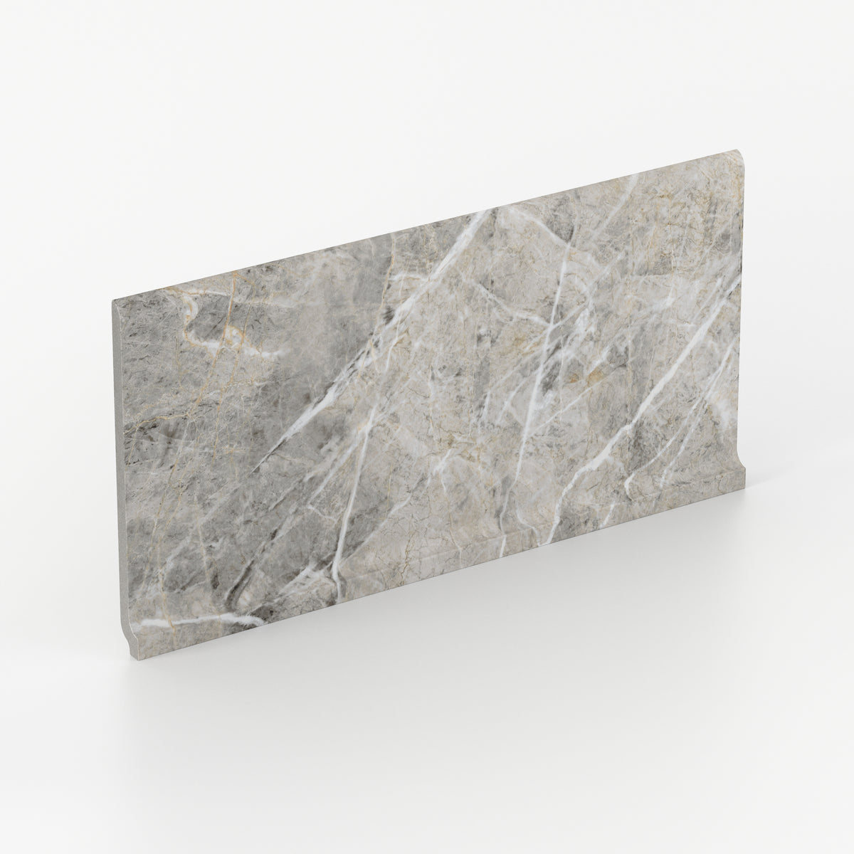 Chantel 6 x 12 Matte Porcelain Cove Base Tile in Imperial
